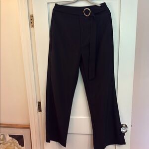 Elegant Black Wide-Leg Pants
